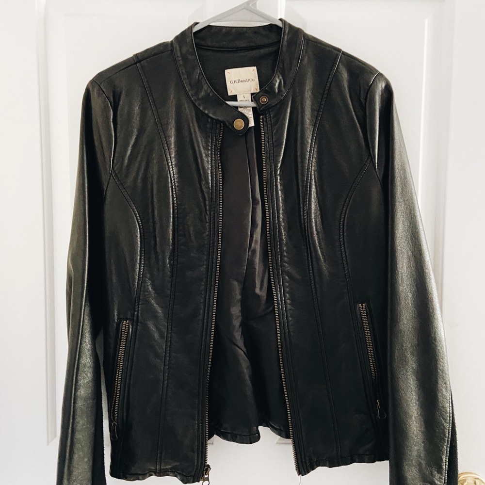 Bass Leather Jacket, Small